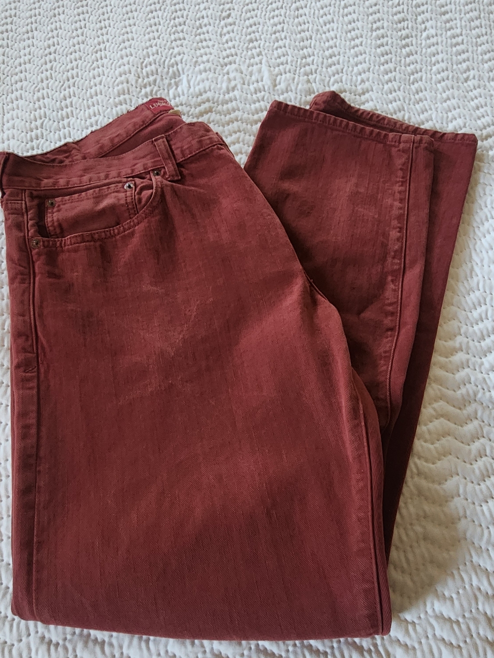 Lucky Brand Rose Red Straight Leg Jeans